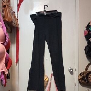 Black Wide-Leg Pants